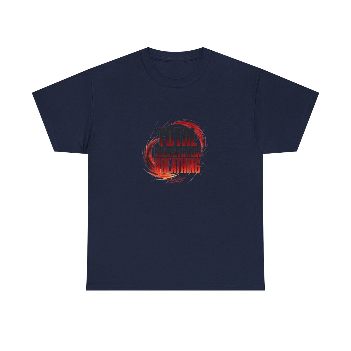 Demon Slayer "Total Concentration Breathing" Unisex Tee - alternate angle 3, merchandise