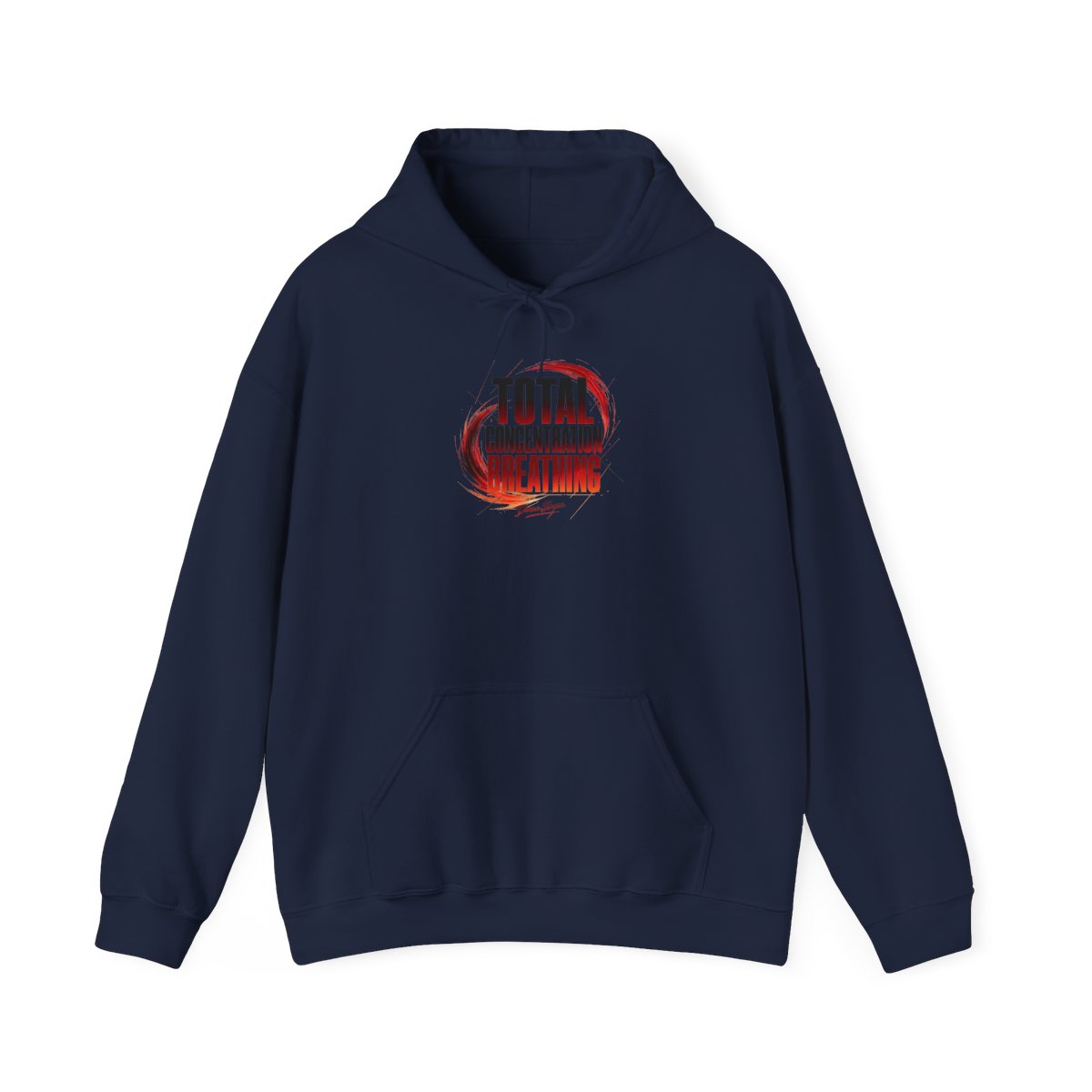 Demon Slayer "Total Concentration Breathing" Hoodie - alternate angle 3, merchandise