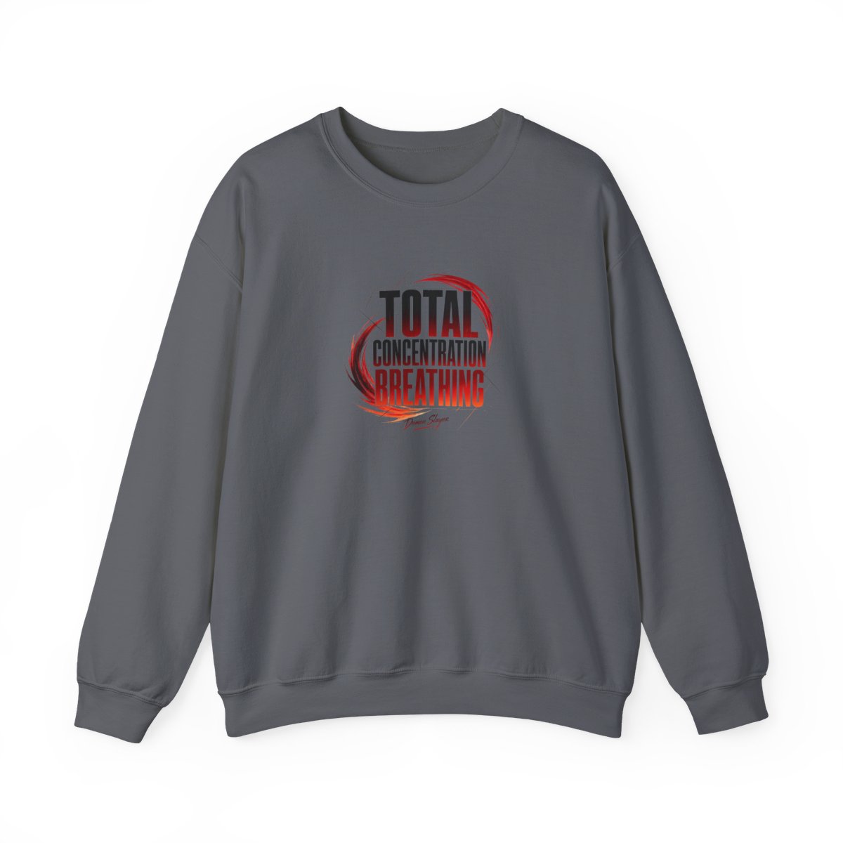 Demon Slayer "Total Concentration Breathing" Crewneck - alternate angle 3, merchandise