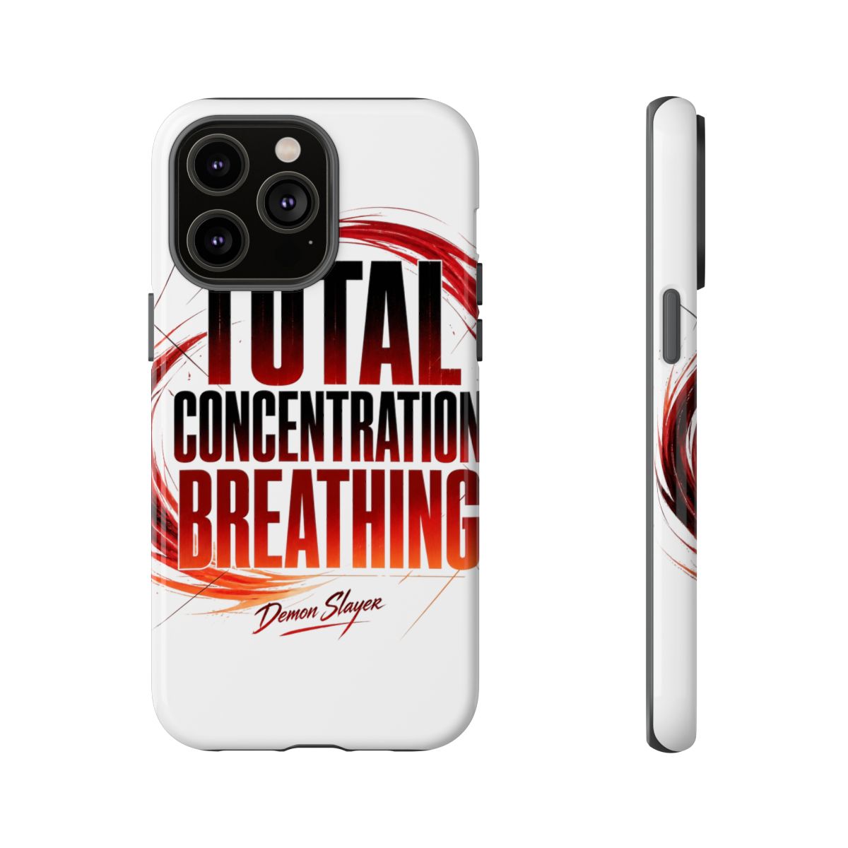Demon Slayer "Total Concentration Breathing" Phone Case - alternate angle 5, merchandise