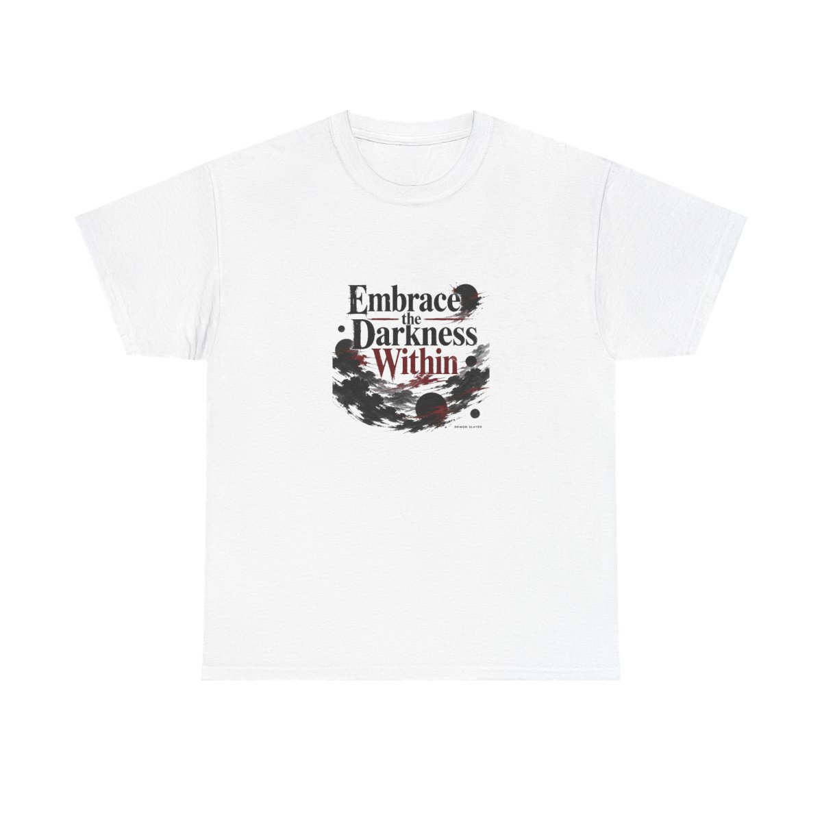 Demon Slayer "Embrace the Darkness Within" Unisex Tee - alternate angle 2, merchandise