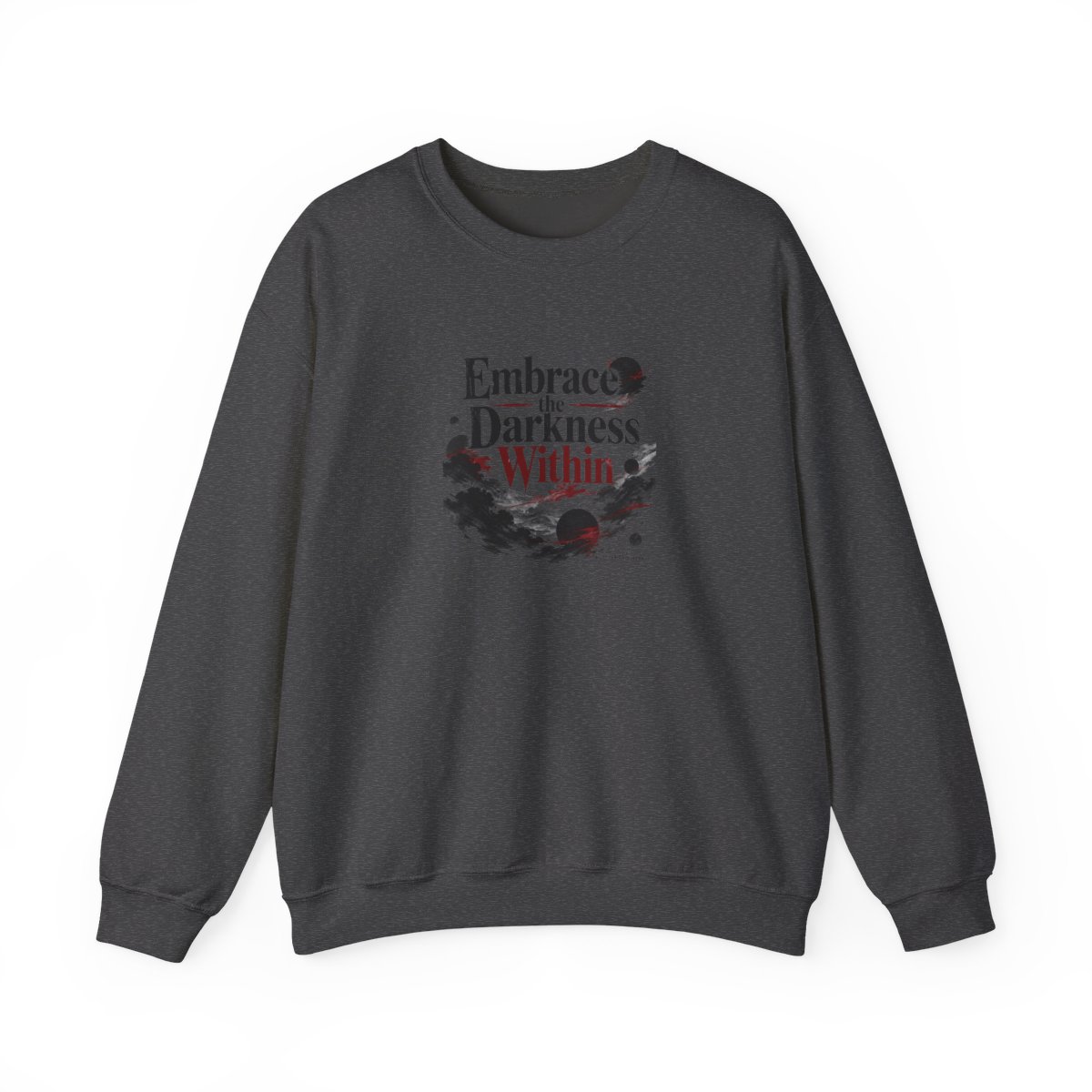 Demon Slayer "Embrace the Darkness Within" Crewneck - alternate angle 3, merchandise
