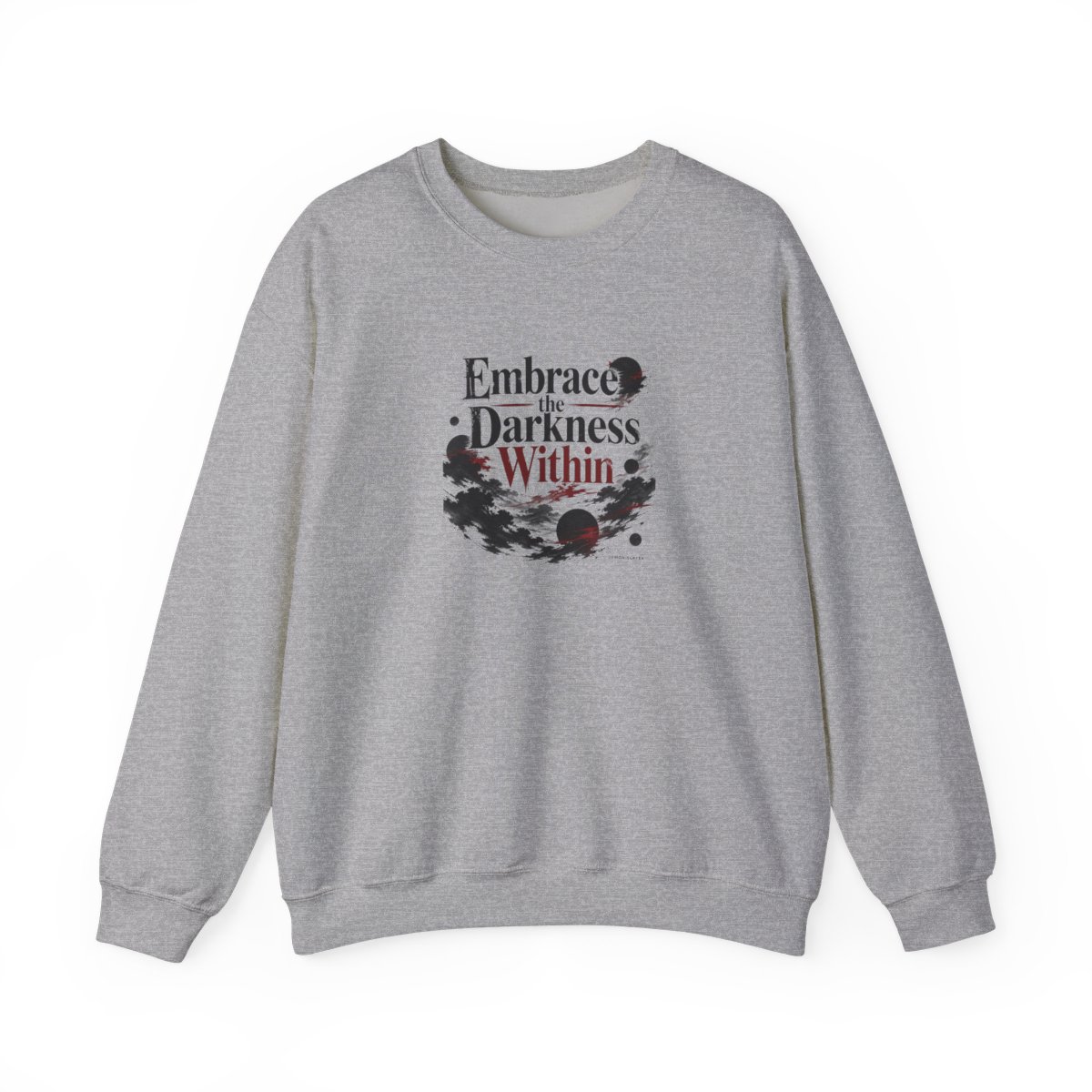 Demon Slayer "Embrace the Darkness Within" Crewneck - alternate angle 2, merchandise
