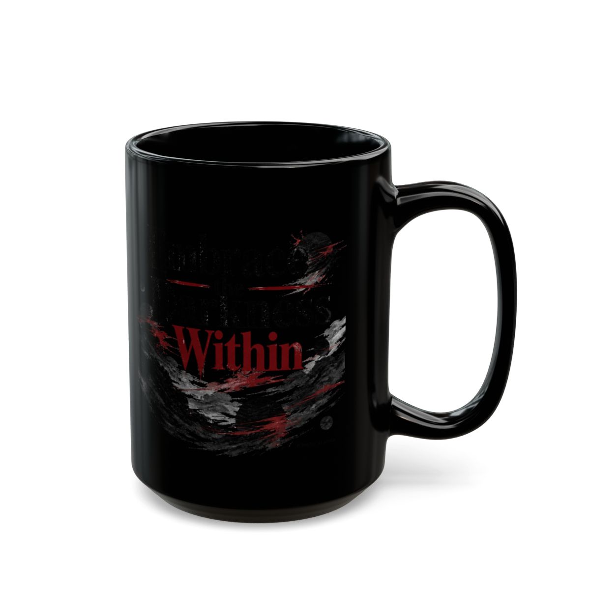 Demon Slayer "Embrace the Darkness Within" Black Mug