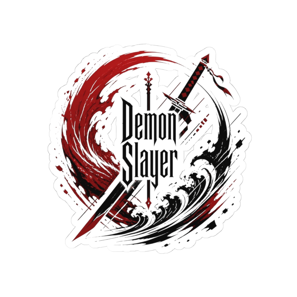 Demon Slayer "Demon Slayer" Sticker - alternate angle 2, merchandise