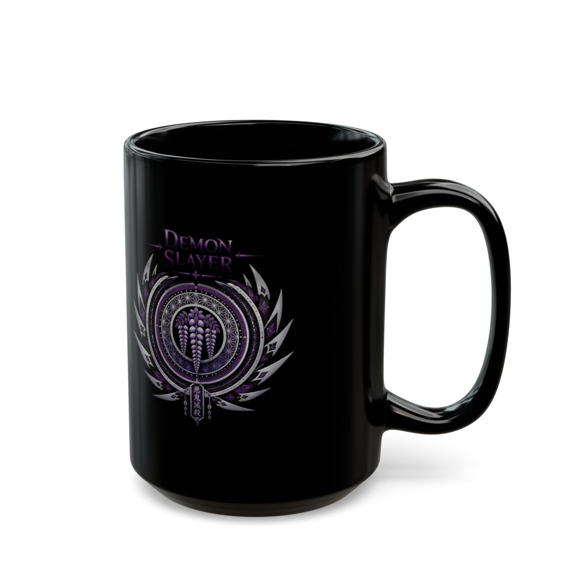 Demon Slayer "Demon Slayer" Black Mug - alternate angle 5, merchandise