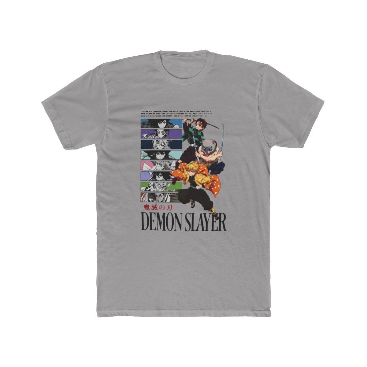 Demon Slayer: Kimetsu No Yaiba Character Panels T Shirt
