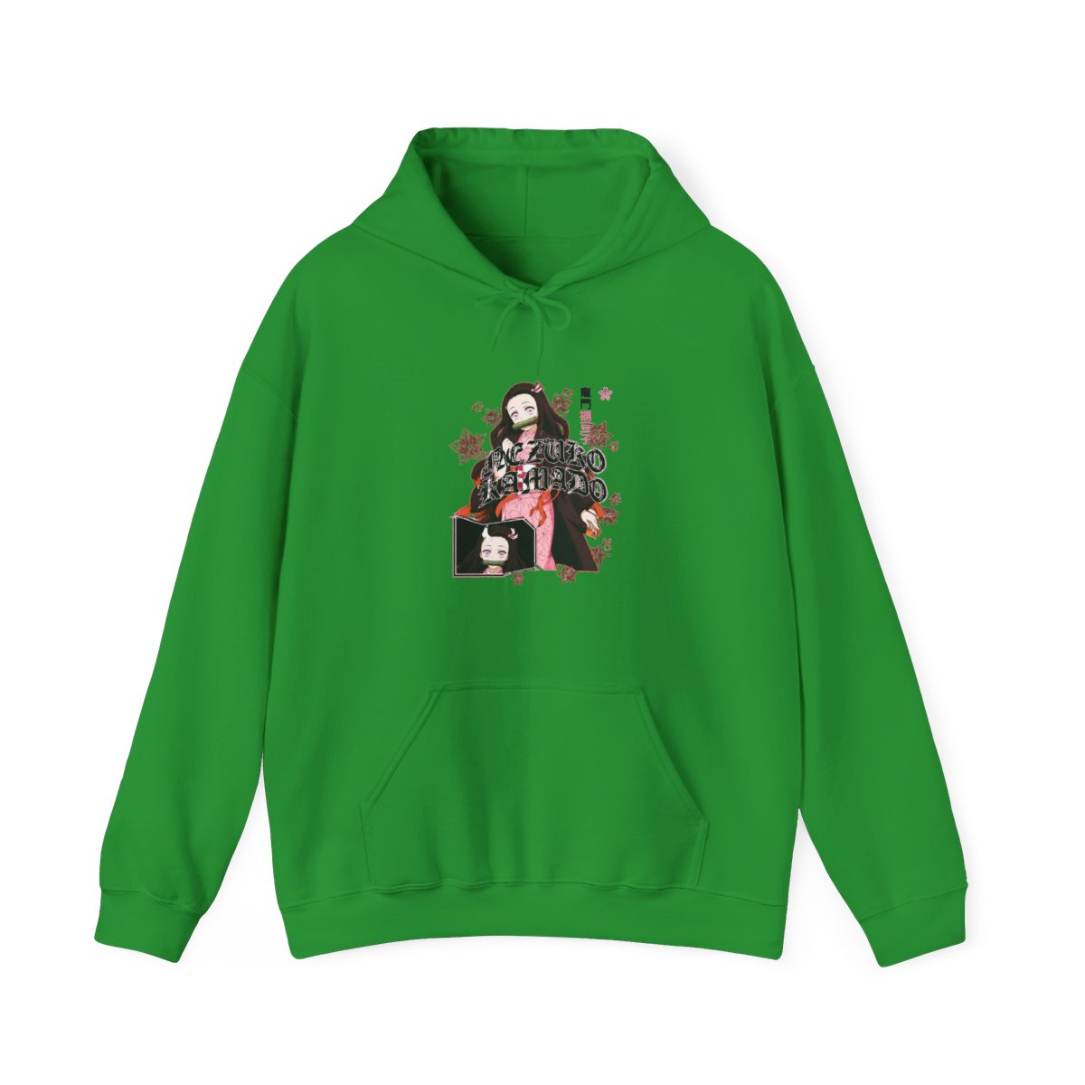 Demon Slayer: Kimetsu No Yaiba Nezuko Flower Hoodie - alternate angle 4, merchandise