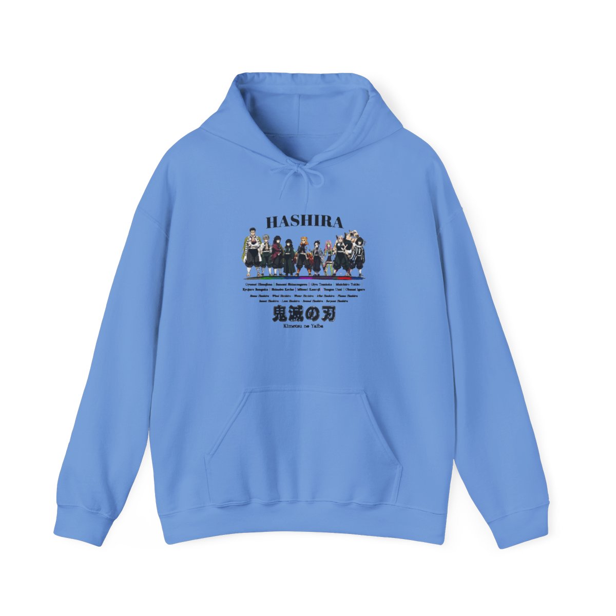 Demon Slayer: Kimetsu No Yaiba Hashira Titles Hoodie - alternate angle 3, merchandise
