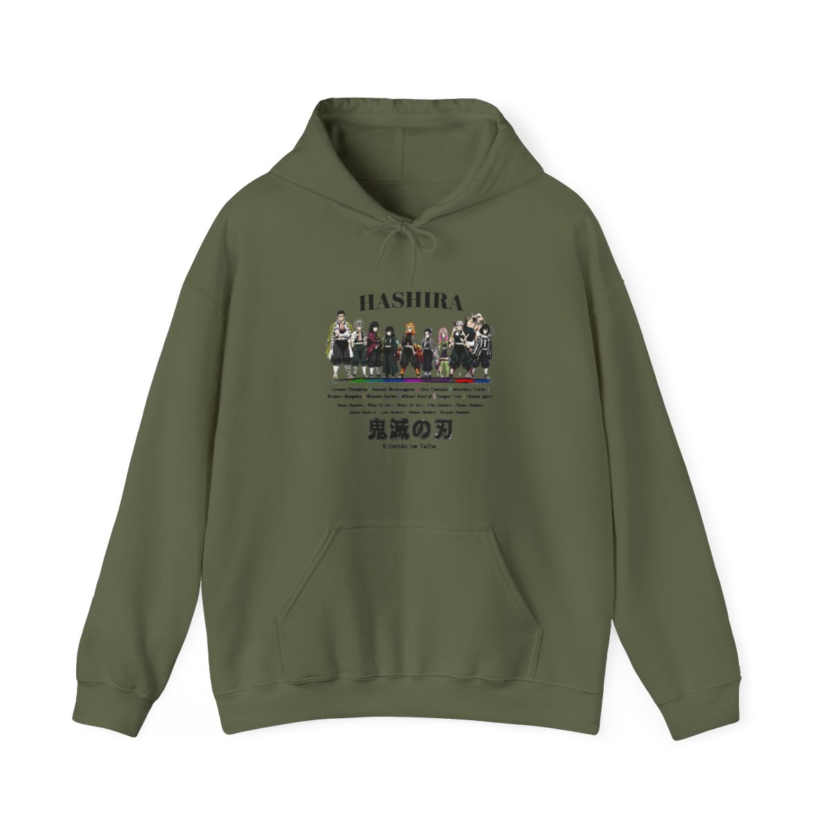 Demon Slayer: Kimetsu No Yaiba Hashira Titles Hoodie - alternate angle 5, merchandise