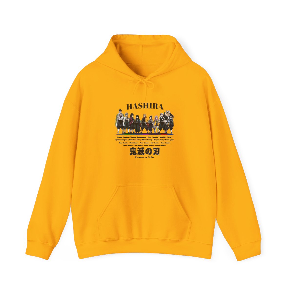 Demon Slayer: Kimetsu No Yaiba Hashira Titles Hoodie - alternate angle 3, merchandise
