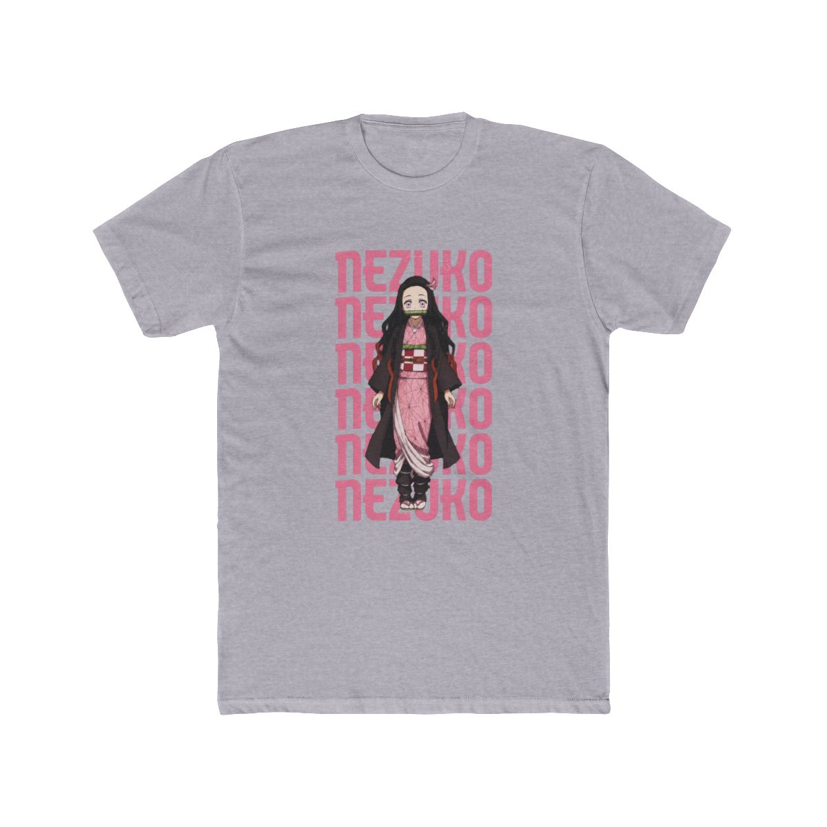 Demon Slayer: Kimetsu No Yaiba Nezuko Name & Portrait T Shirt - alternate angle 4, merchandise