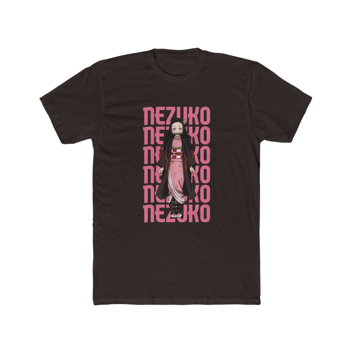 Demon Slayer: Kimetsu No Yaiba Nezuko Name & Portrait T Shirt - alternate angle 2, merchandise