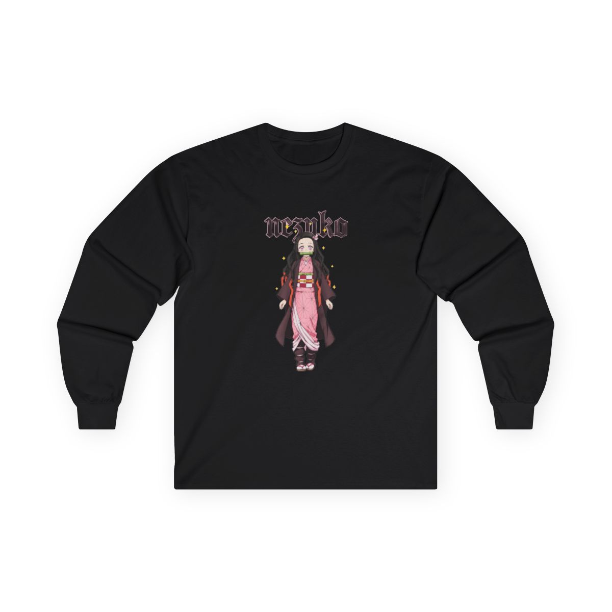 Demon Slayer: Kimetsu No Yaiba Nezuko Long-Sleeve Twofer - alternate angle 3, merchandise