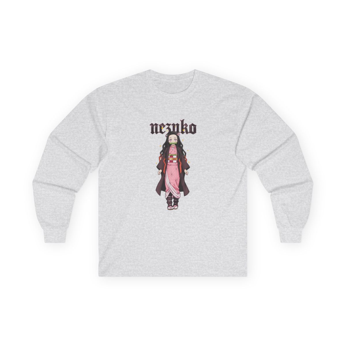Demon Slayer: Kimetsu No Yaiba Nezuko Long-Sleeve Twofer - alternate angle 2, merchandise