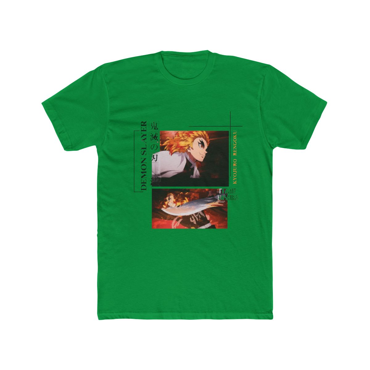 Demon Slayer: Kimetsu No Yaiba Rengoku Mugen Train Panels T Shirt - alternate angle 4, merchandise
