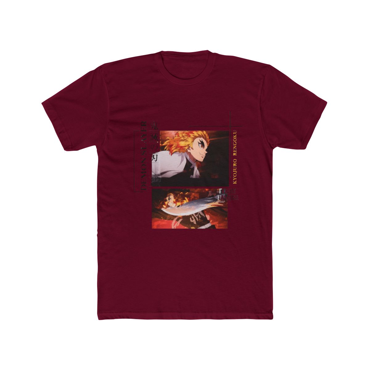 Demon Slayer: Kimetsu No Yaiba Rengoku Mugen Train Panels T Shirt - alternate angle 5, merchandise