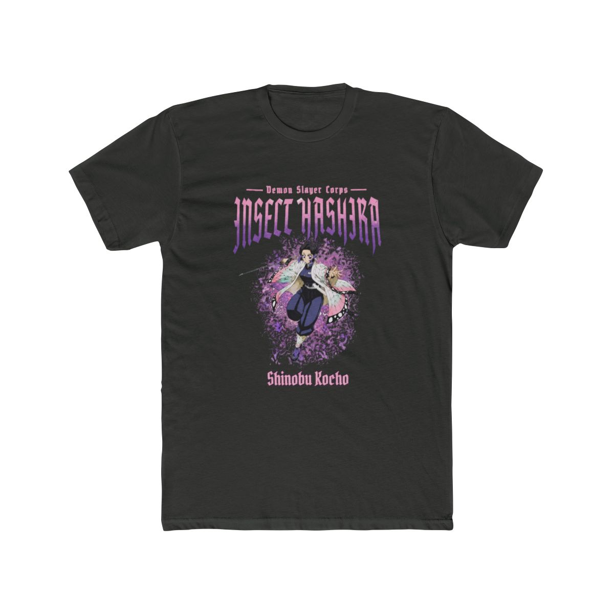 Demon Slayer: Kimetsu No Yaiba Shinobu Insect Hashira T Shirt - alternate angle 5, merchandise