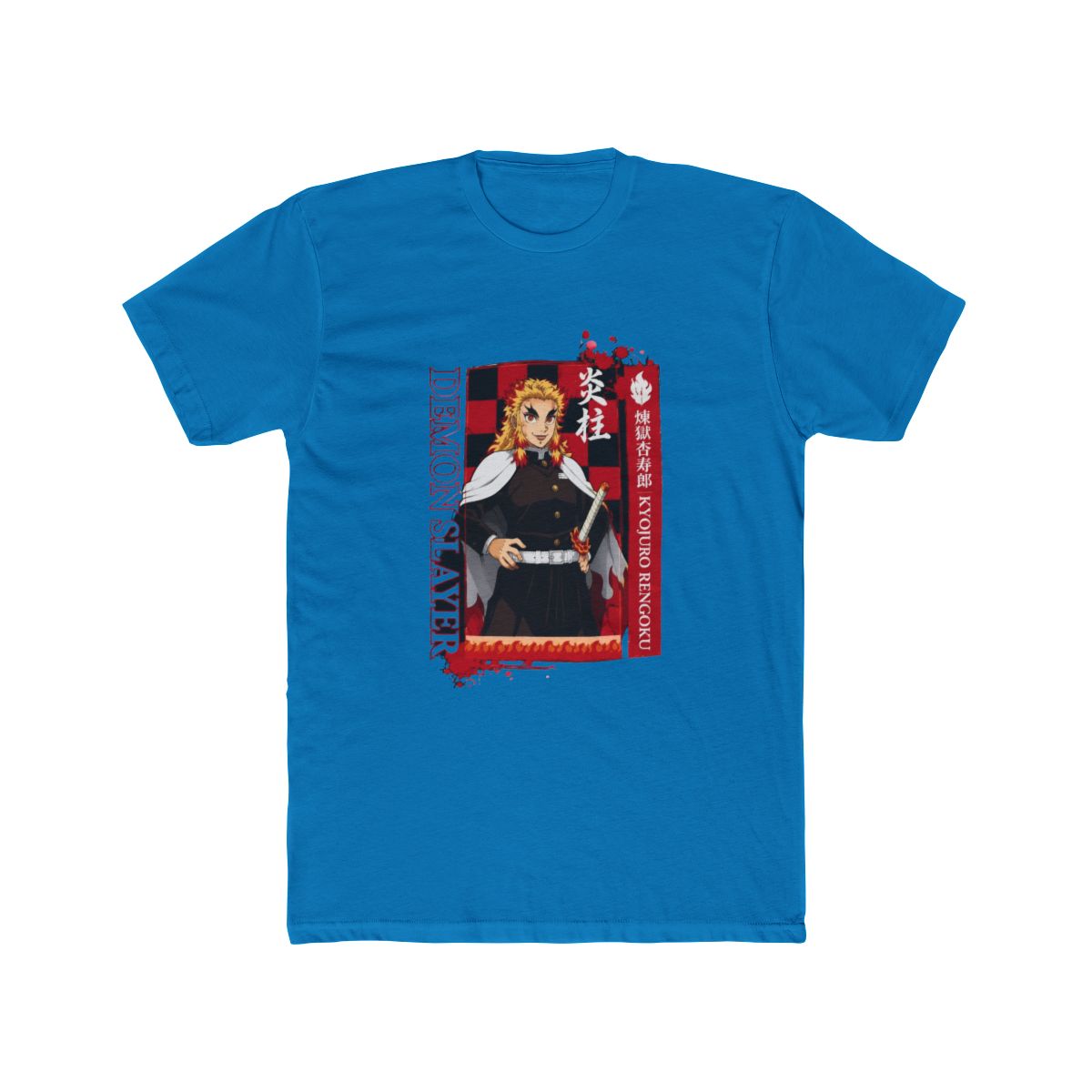 Demon Slayer: Kimetsu No Yaiba Rengoku Portrait T Shirt - alternate angle 5, merchandise