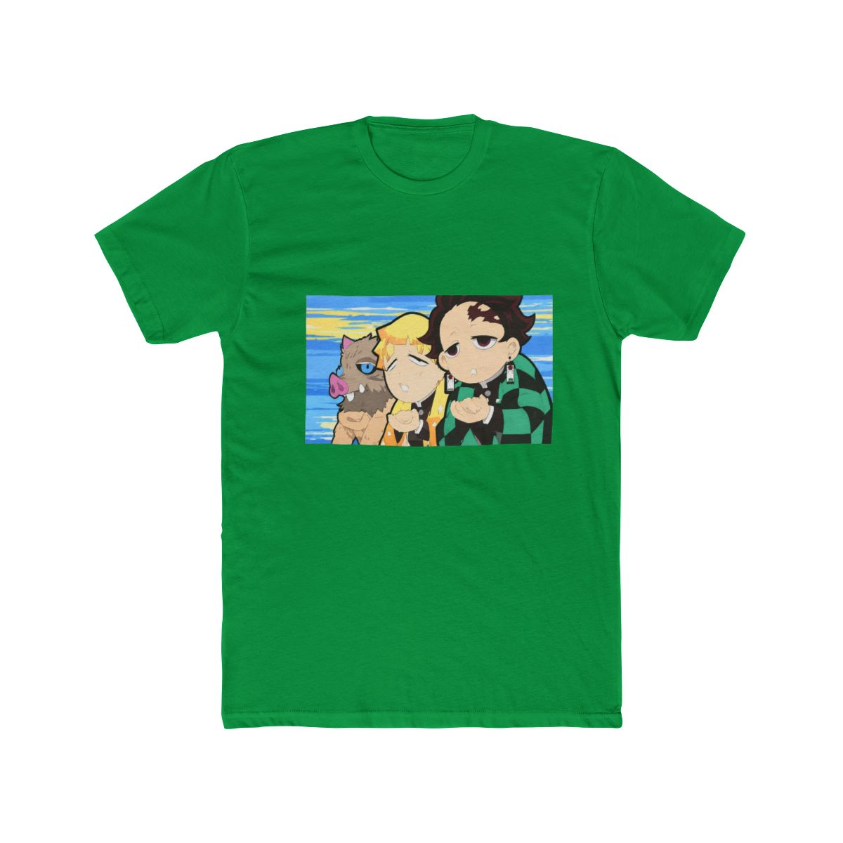 Demon Slayer: Kimetsu No Yaiba Trio Silly Face T Shirt - alternate angle 5, merchandise