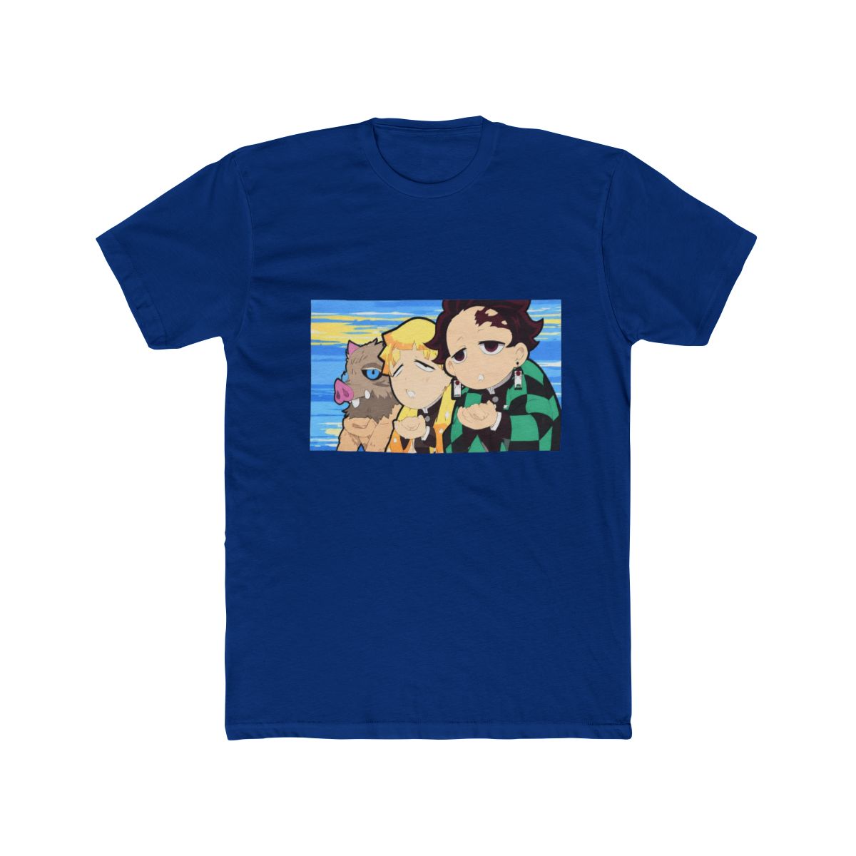 Demon Slayer: Kimetsu No Yaiba Trio Silly Face T Shirt - alternate angle 5, merchandise