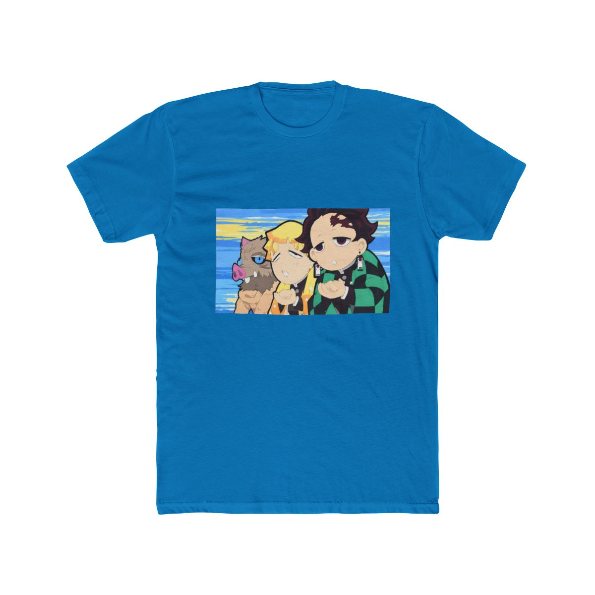 Demon Slayer: Kimetsu No Yaiba Trio Silly Face T Shirt - alternate angle 4, merchandise