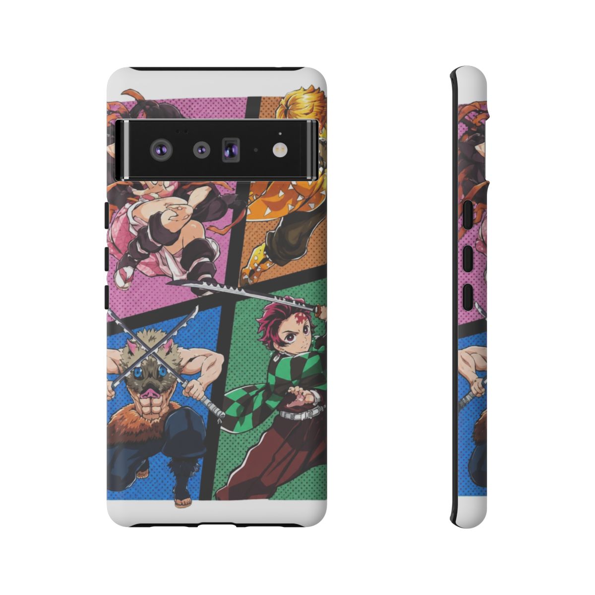 demon slayer Phone Case - alternate angle 2, merchandise
