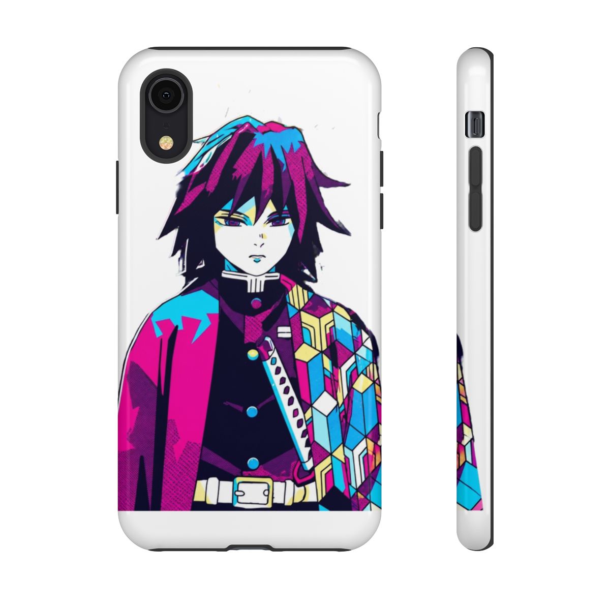 Giyu Demon Slayer Phone Case - alternate angle 3, merchandise