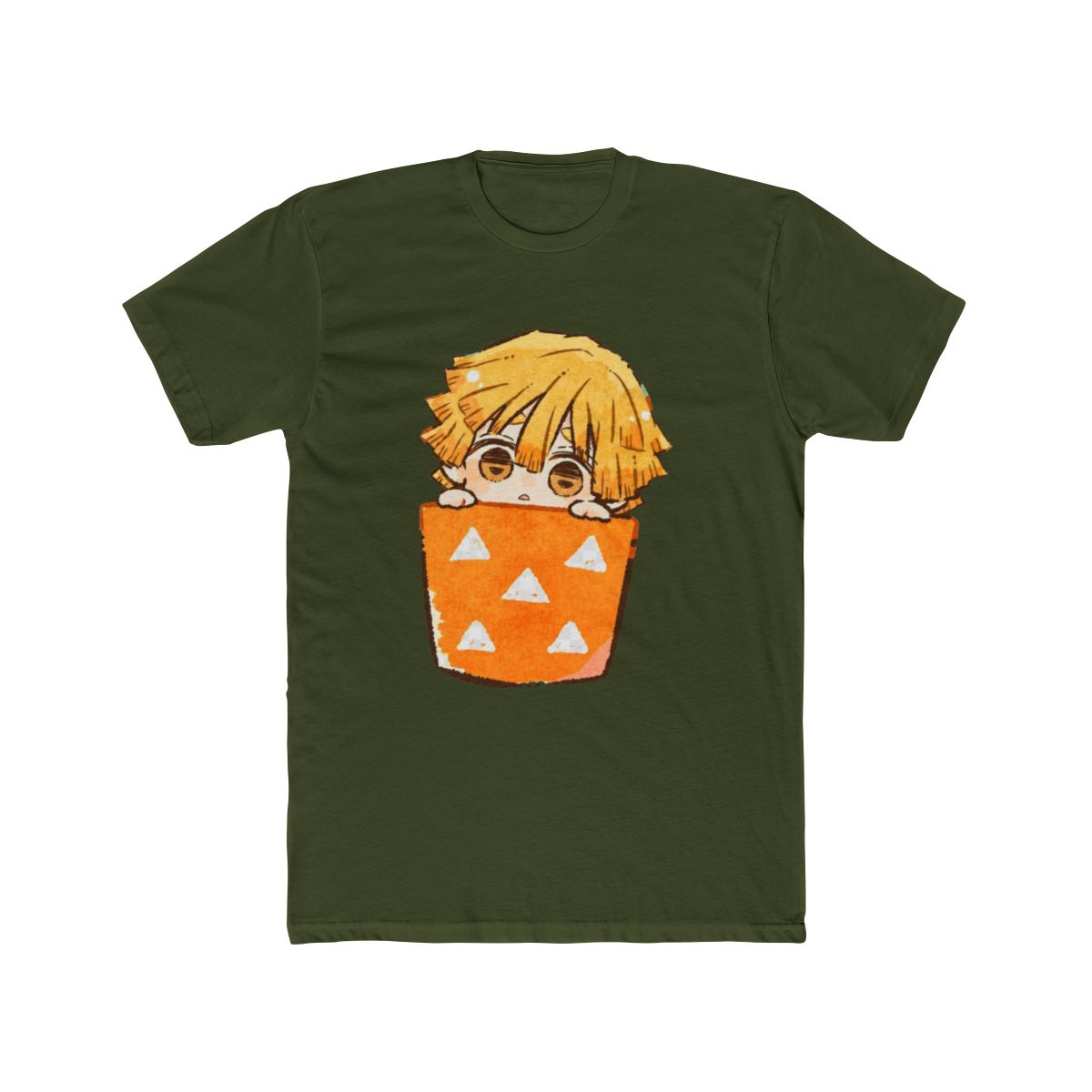 Chibi Zenitsu from Demon Slayer T Shirt - alternate angle 3, merchandise