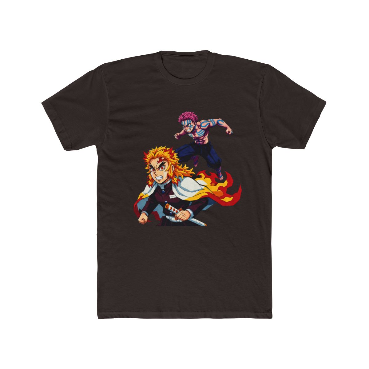 Rengoku x Akaza Demon Slayer Pop Art T Shirt - alternate angle 2, merchandise