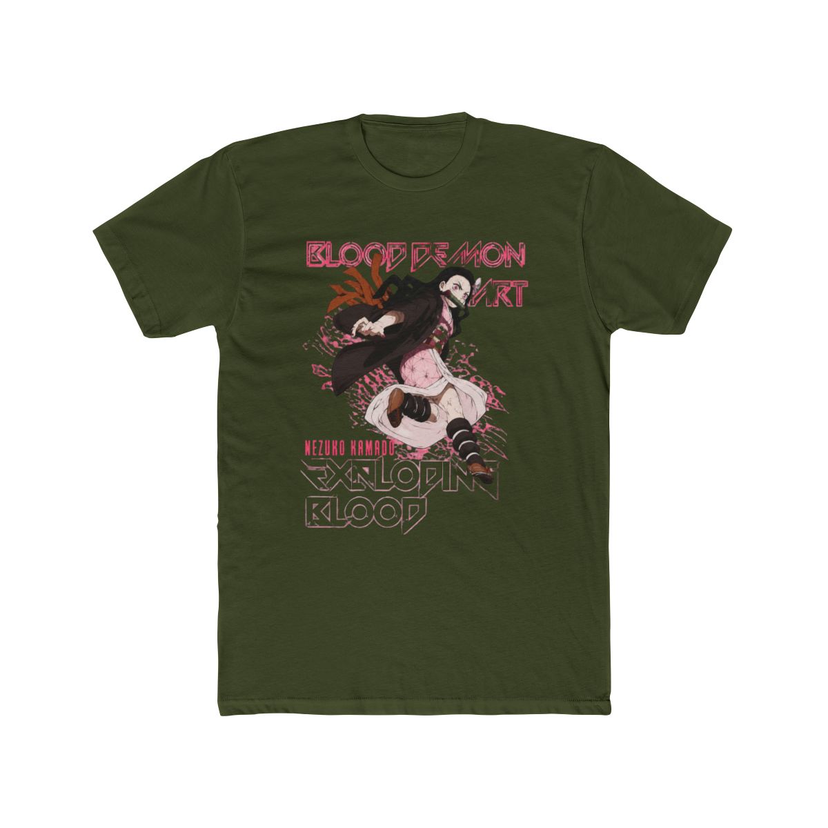 Demon Slayer: Kimetsu No Yaiba Blood Demon Art T Shirt - alternate angle 5, merchandise