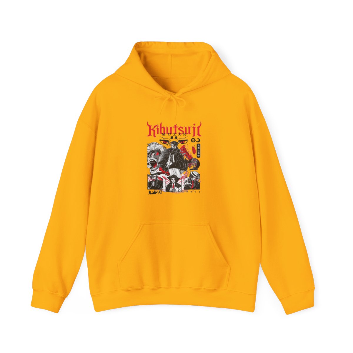 Muzan Kibutsuji Kimetsu no Yaiba Hoodie Villain Form | Demon Slayer - alternate angle 5, merchandise