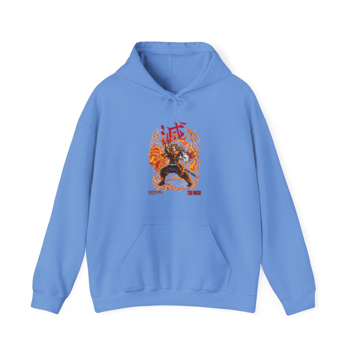 Rengoku Flame Hashira Demon Slayer Kimetsu no Yaiba Hoodie - alternate angle 4, merchandise