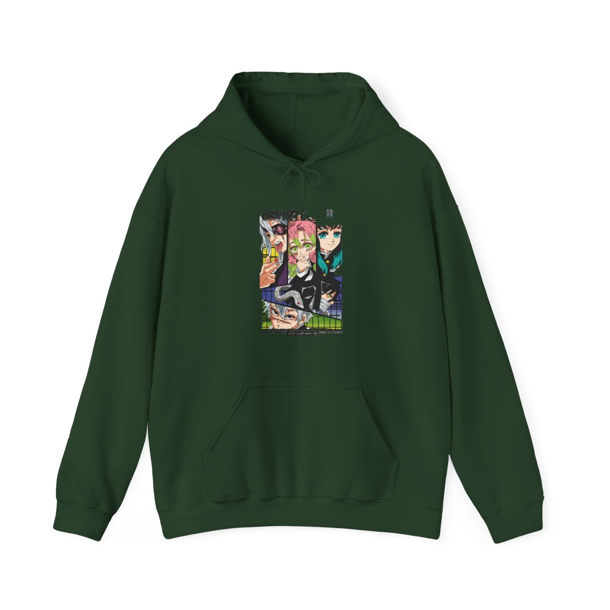 Kimetsu no Yaiba Hoodie Hashira Corps Group | Demon Slayer - alternate angle 5, merchandise