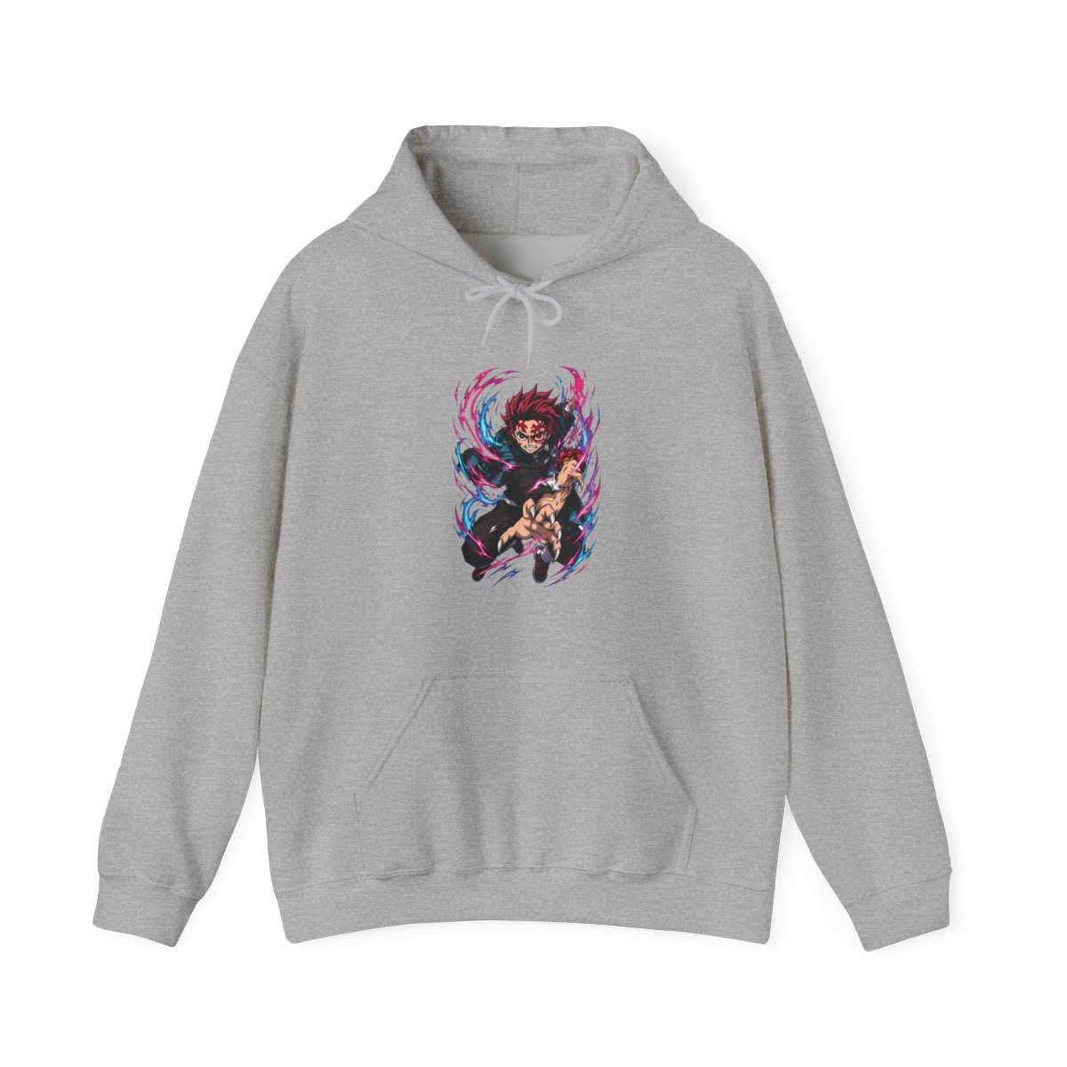 Tanjiro Hoodie Demon Slayer Hero Water Breathing - alternate angle 2, merchandise