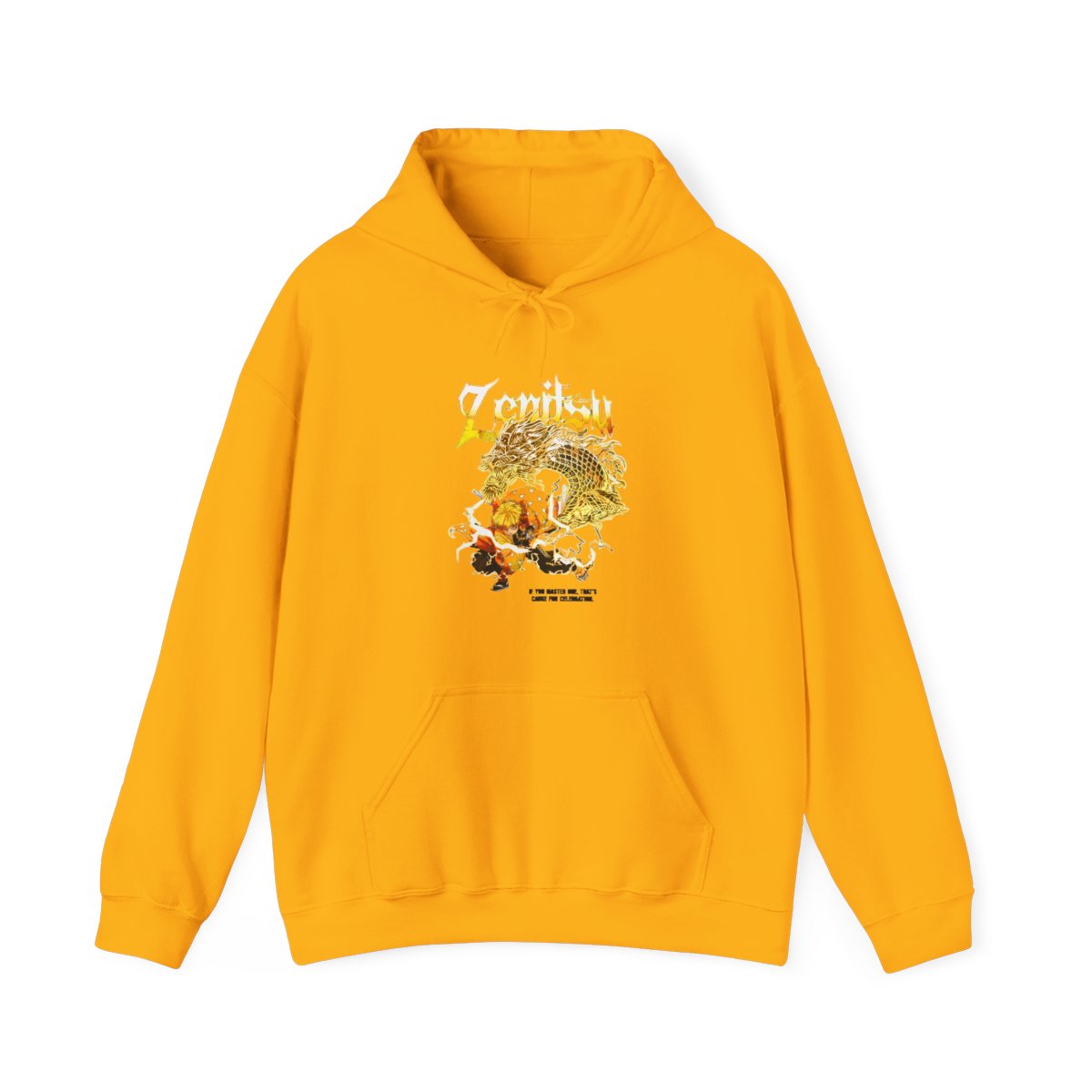 Zenitsu Agatsuma Demon Slayer Kimetsu no Yaiba Anime Hoodie - alternate angle 4, merchandise