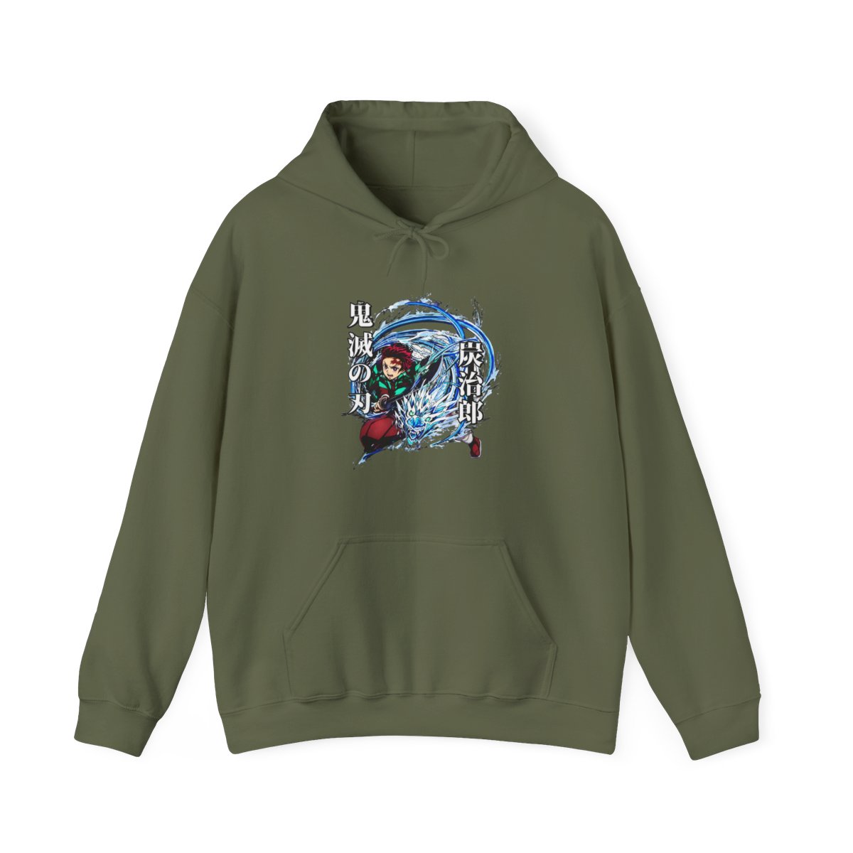 Tanjiro Kamado Demon Slayer Kimetsu no Yaiba Anime Hoodie - alternate angle 5, merchandise