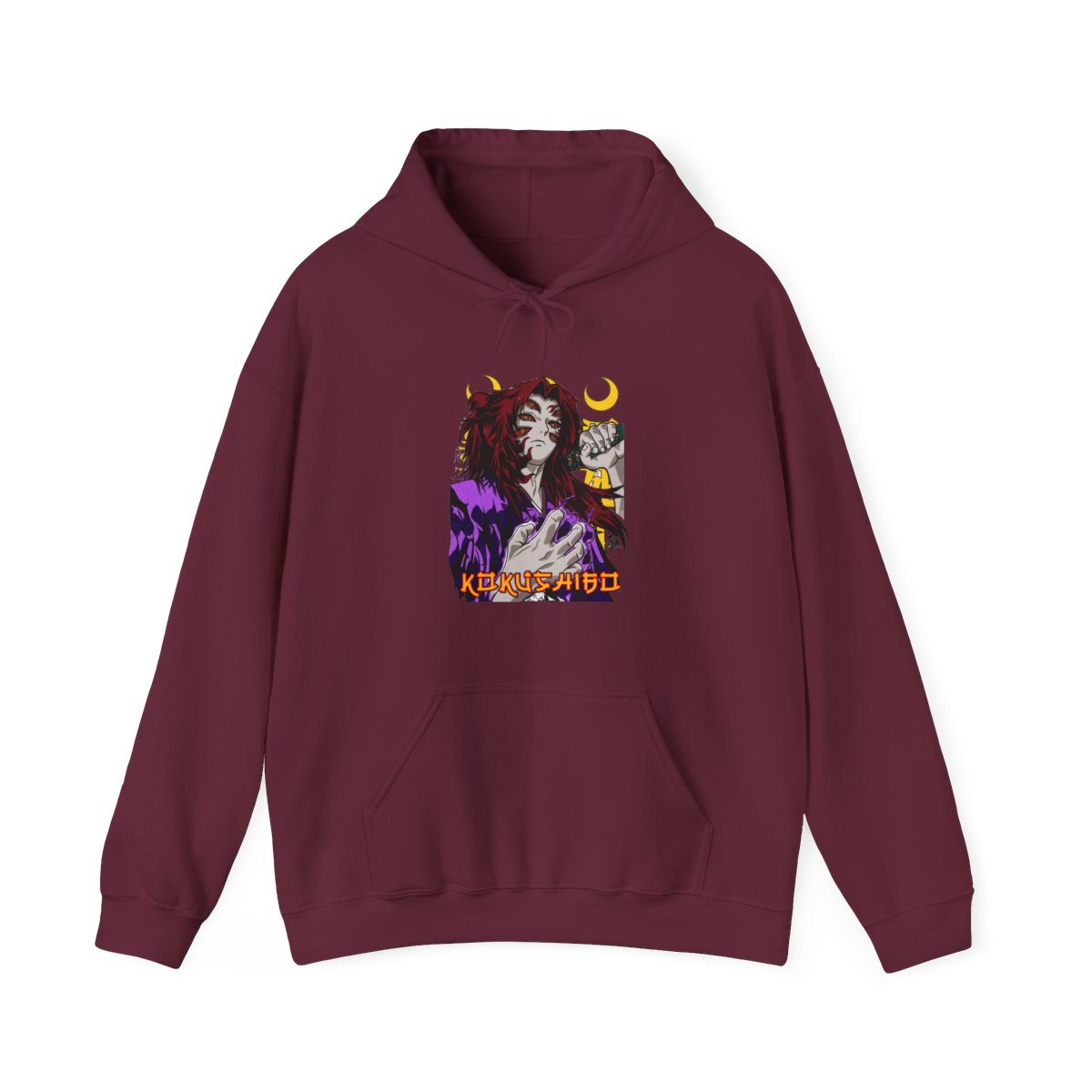 Kokushibo Demon Slayer Hoodie Upper Moon Blade Power - alternate angle 5, merchandise