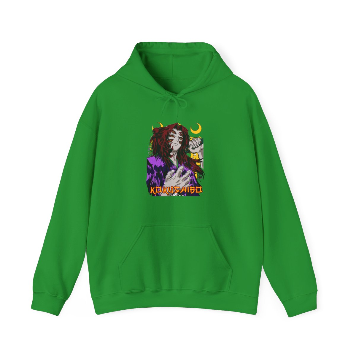 Kokushibo Demon Slayer Hoodie Upper Moon Blade Power - alternate angle 2, merchandise