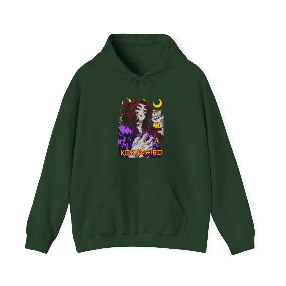 Kokushibo Demon Slayer Hoodie Upper Moon Blade Power - alternate angle 3, merchandise