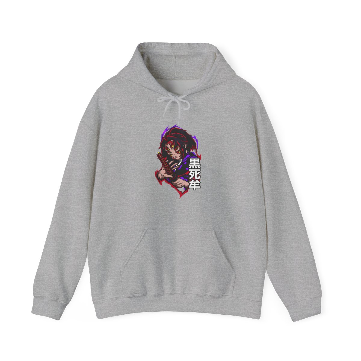 Kokushibo Demon Slayer Hoodie Moon Breathing Form - alternate angle 2, merchandise
