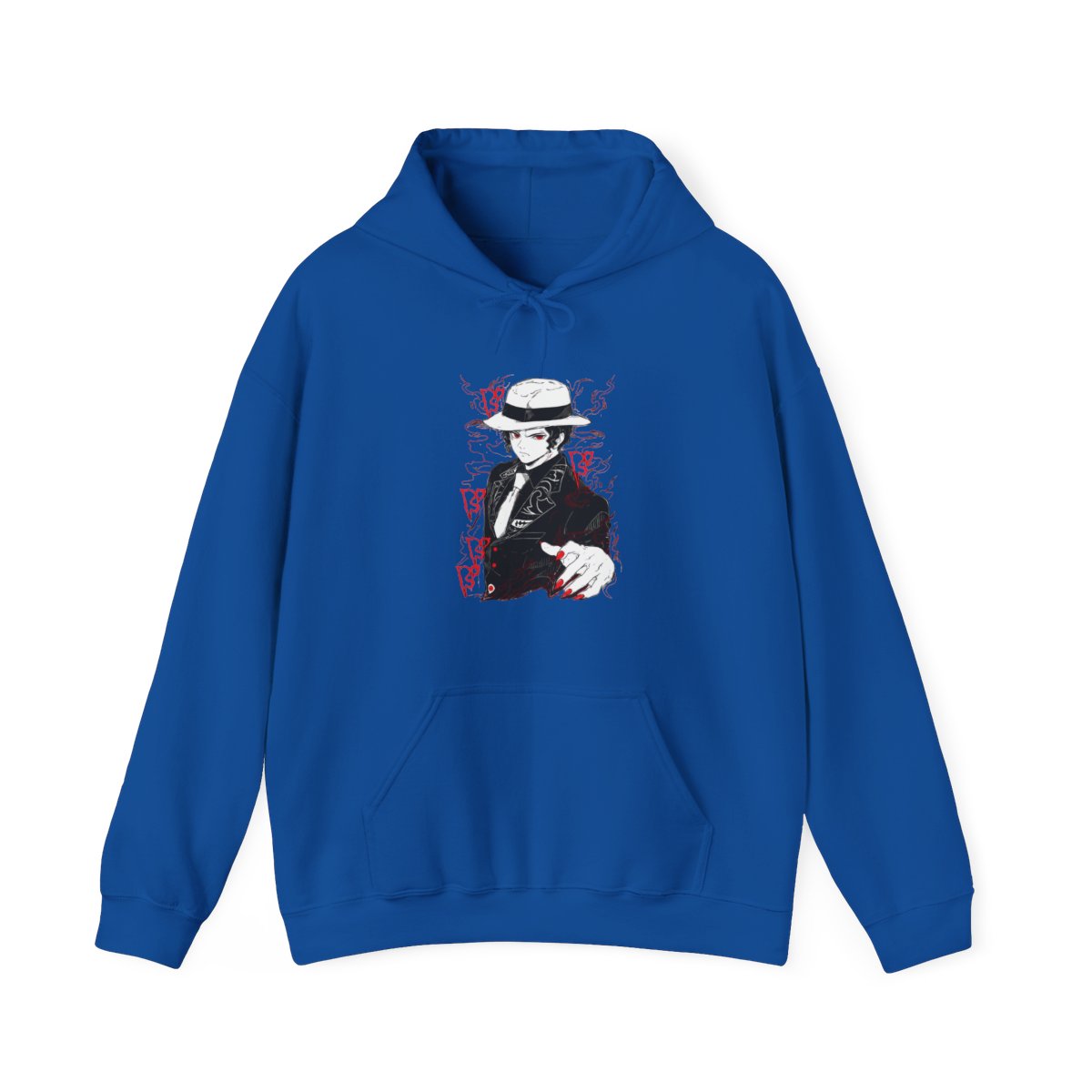 Muzan Kibutsuji Hoodie Demon Slayer Suit Design - alternate angle 3, merchandise
