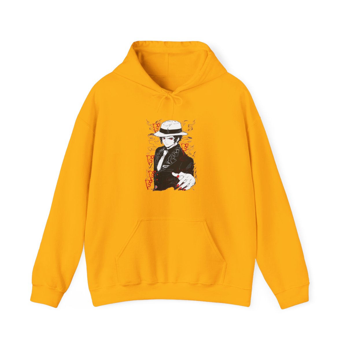 Muzan Kibutsuji Hoodie Demon Slayer Suit Design - alternate angle 5, merchandise