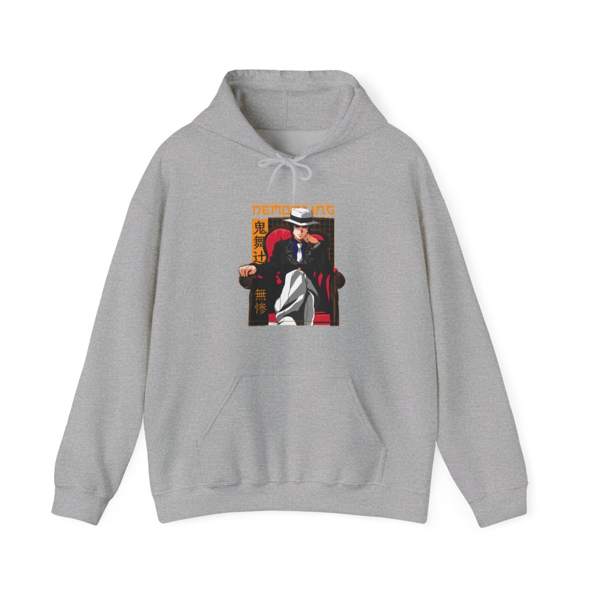 Muzan Kibutsuji Demon Slayer Hoodie Portrait - alternate angle 4, merchandise