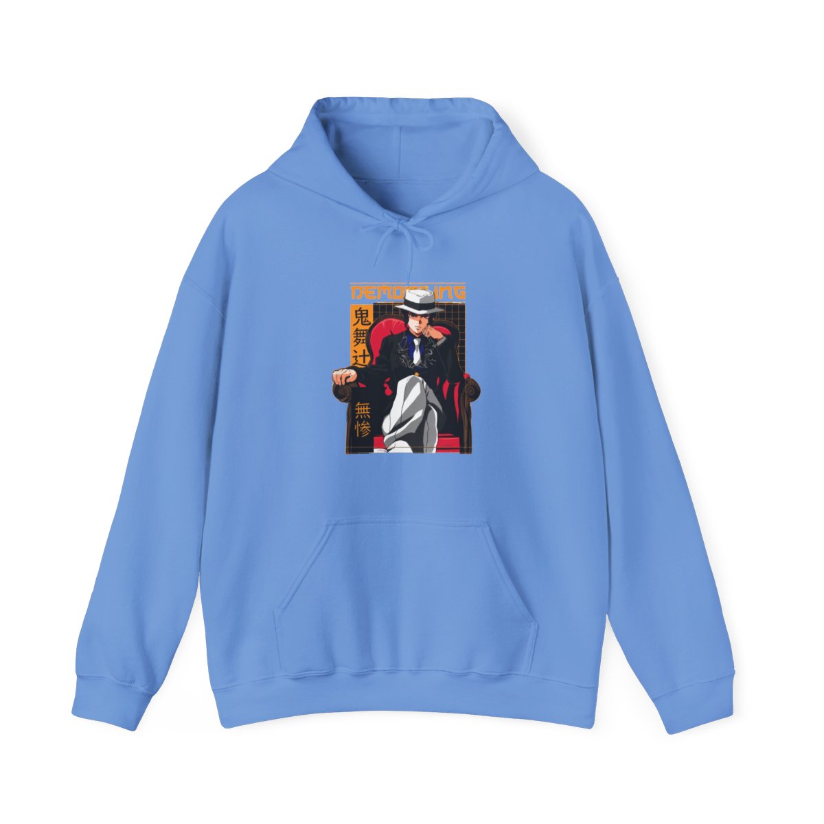 Muzan Kibutsuji Demon Slayer Hoodie Portrait - alternate angle 2, merchandise