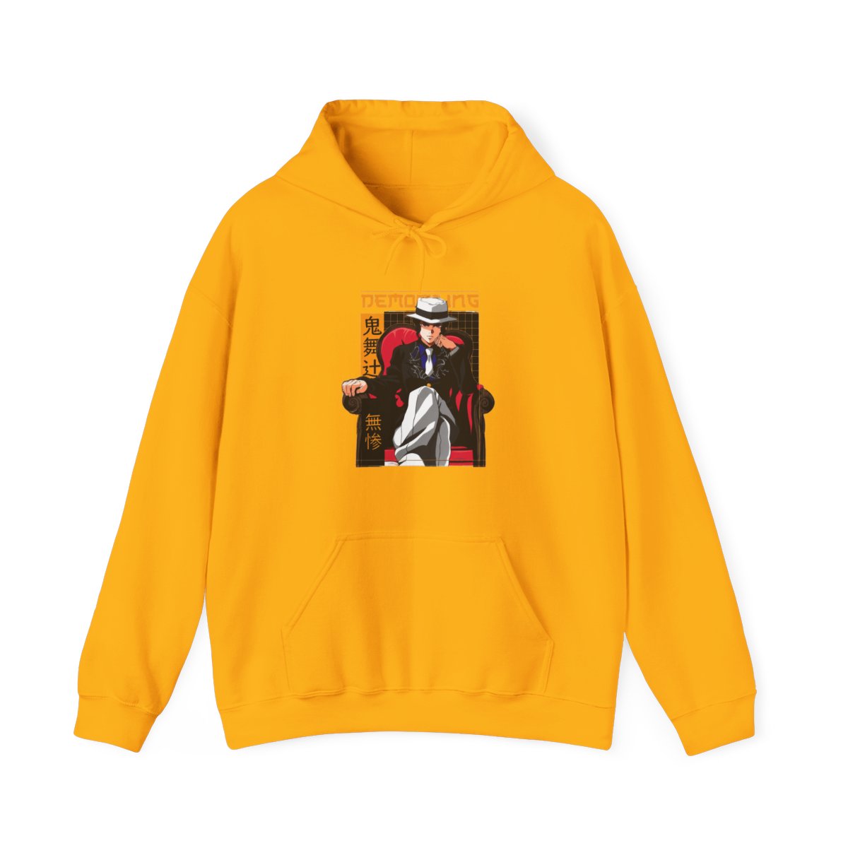 Muzan Kibutsuji Demon Slayer Hoodie Portrait - alternate angle 5, merchandise
