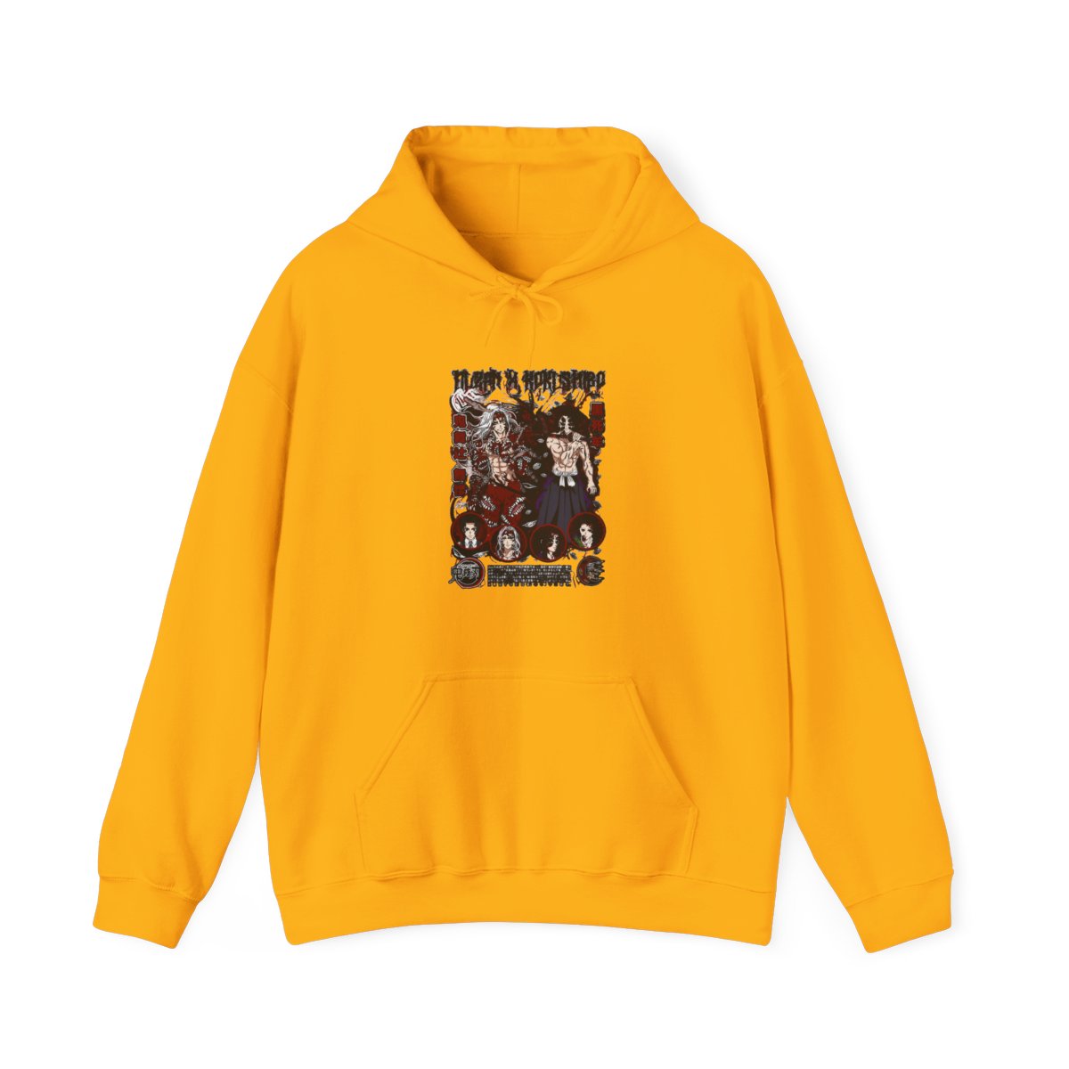 Muzan Kibutsuji Kimetsu no Yaiba Hoodie Throne Lord | Demon Slayer - alternate angle 5, merchandise