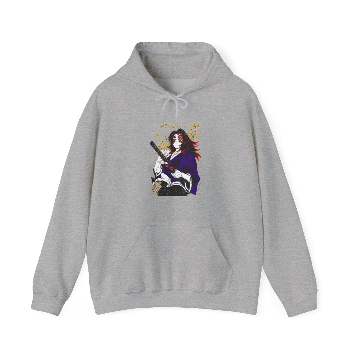 Kokushibo Hoodie Demon Slayer Blood Moon Blade - alternate angle 3, merchandise