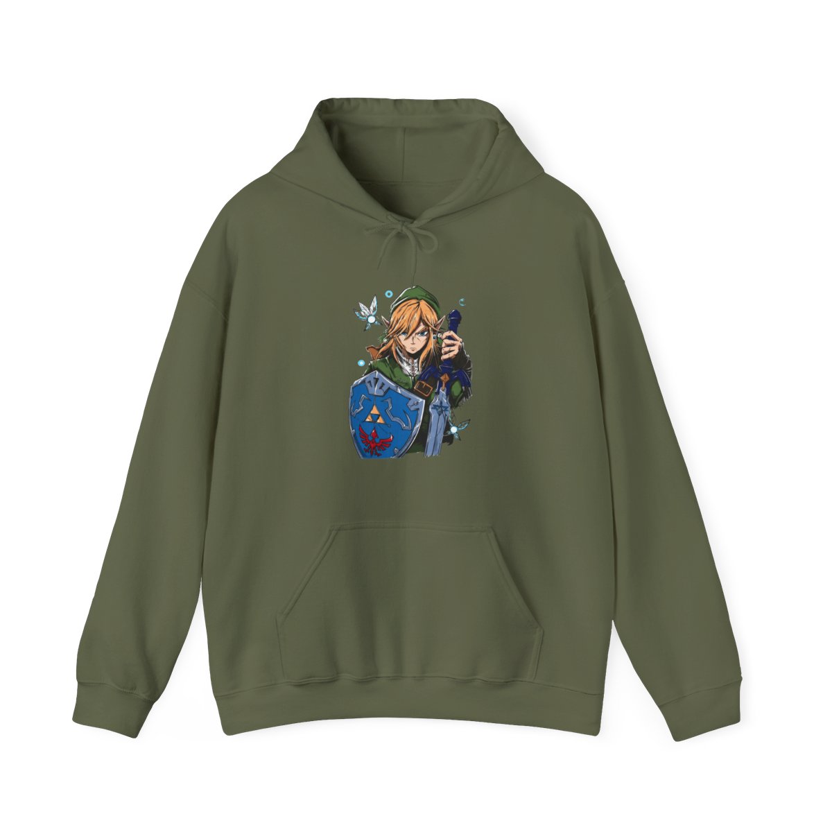 Demon Slayer Douma Eye Mask Hoodie Upper Moon - alternate angle 5, merchandise
