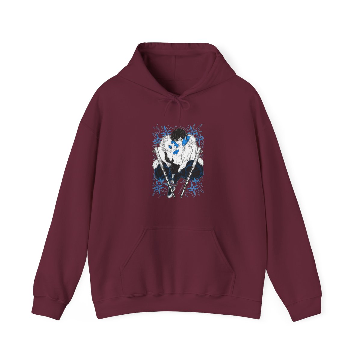 Inosuke Hashibira Kimetsu no Yaiba Hoodie Dynamic Style | Demon Slayer - alternate angle 3, merchandise